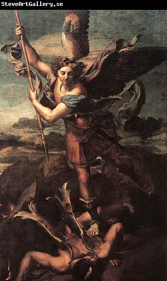 RAFFAELLO Sanzio St Michael and the Satan